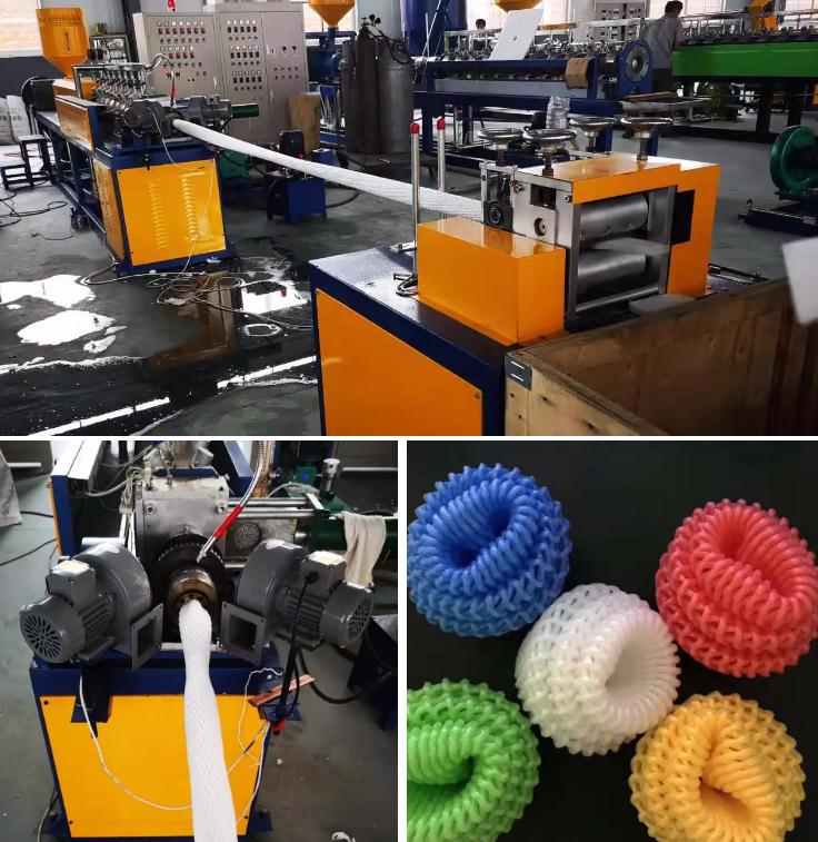 epe fruit foam net extrusion line 